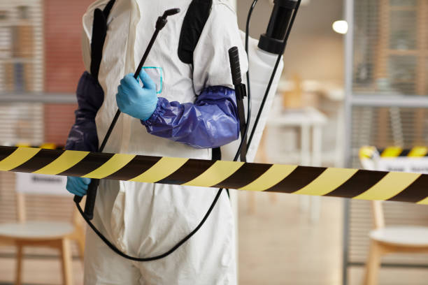 Professional Infectious Disease Decontamination technician working in Port Jefferson Station, NY